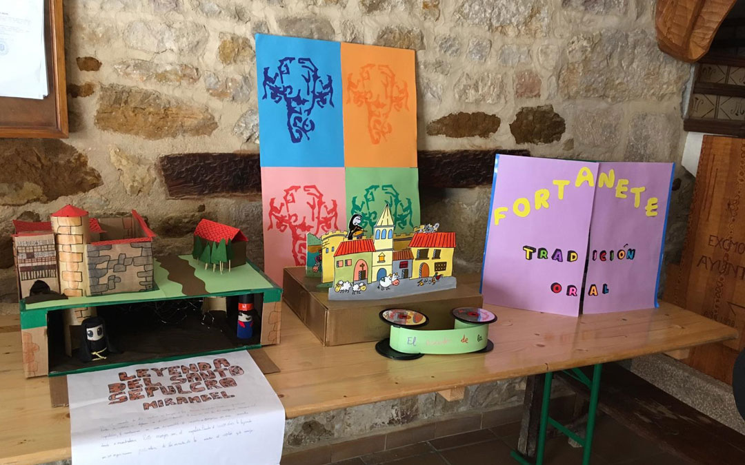 La exposición artística del CRA Alto Maestrazgo se inauguró en Villarluengo el pasado 30 de junio