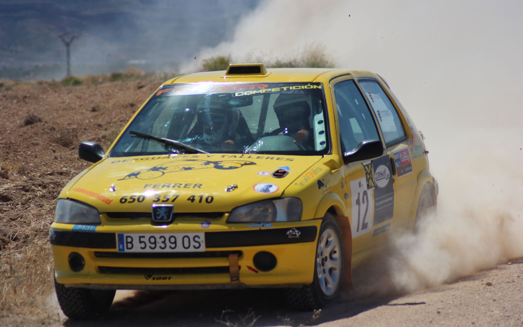 El polvo fue gran protagonista en la carrera de Albalate