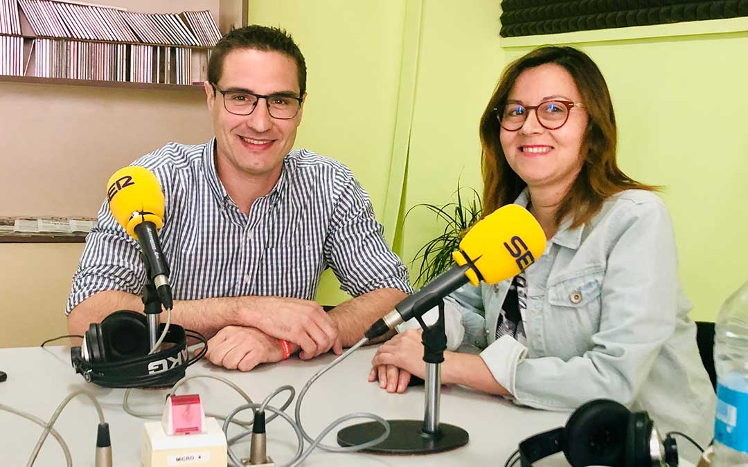 Cristian Poblador y Ana Jarque pertenecen a Ciudadanos Caspe.