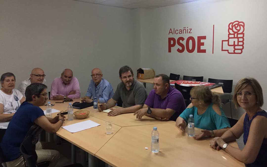 Reunión del Comité Local de los socialistas alcañizanos. Foto: PSOE
