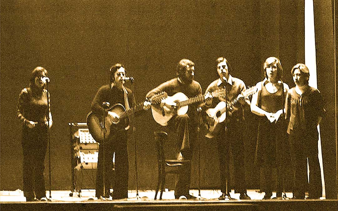 El grupo Renaxer en una de sus actuaciones durante la década de los 70. /Luis Melendo