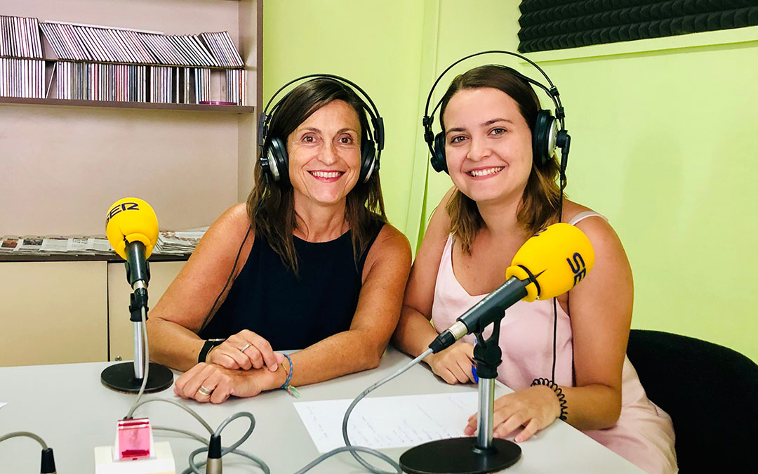 Cristina Bret y Pilar Sariñena.