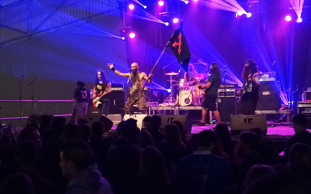 Imagen del concierto de Azero en la pasada edición del Carrasca Rock