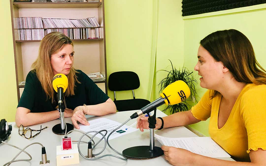 Merche Catalán y Pilar Sariñena.