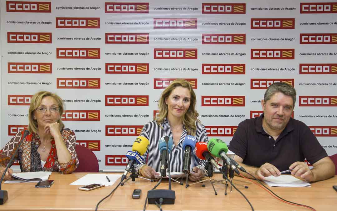 Presentación del informe de CC OO sobre turismo en Aragón este miércoles