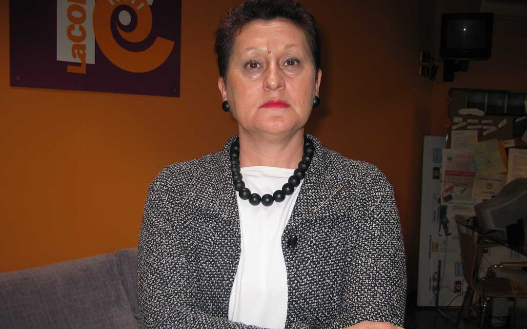 Merche Grau en su etapa de concejal en Alcañiz de 2003 a 2005