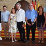 Los consejeros socialistas Valen, Solé, Jariod, Clavería, Domenech, Fernández, Ventura y Brunet.