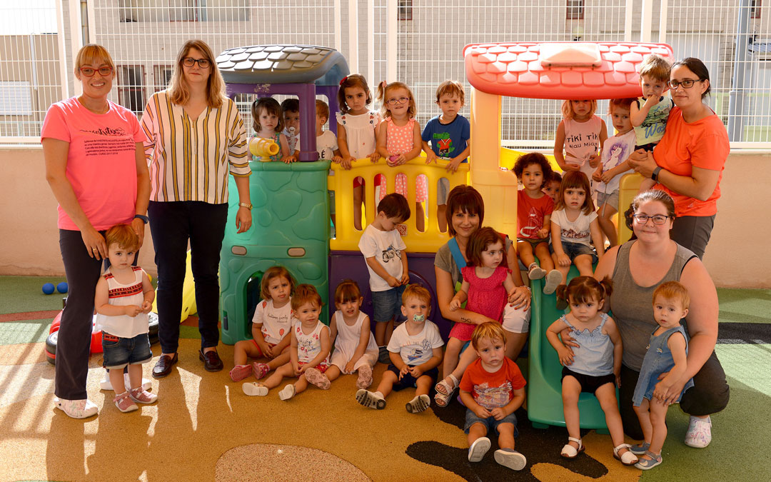 La Escuela Infantil Municipal ‘la Selveta’ la pasada semana, durante la visita de la concejala delegada Mene.