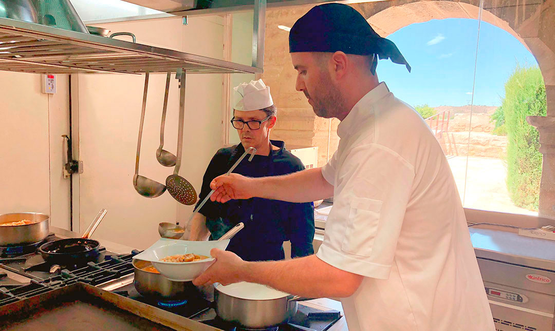 Cocinero del restaurante El Monasterio