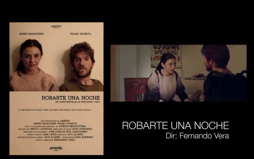 Fragmento de 'Robarte una noche', de Fernando Vera, uno de los cortometrajes que se verán en Valdealgorfa.