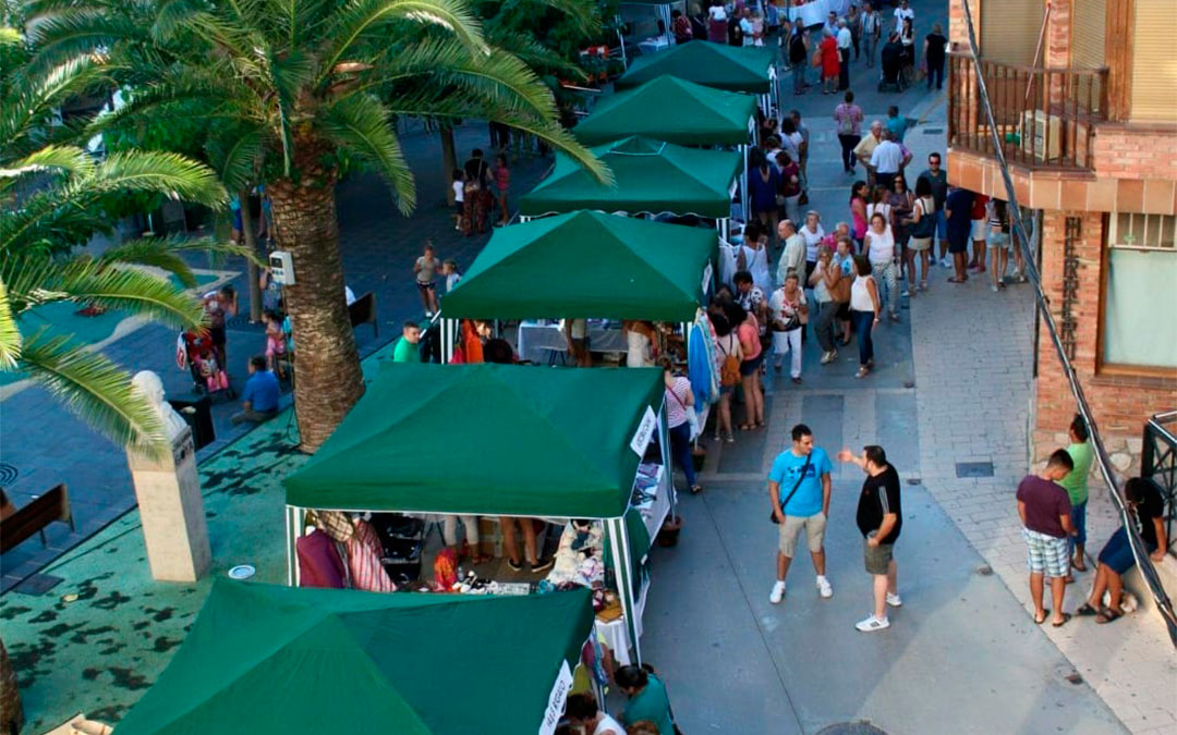 Foto de archivo del mercado de oportunidades de Calanda del año pasado