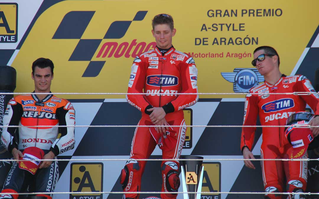 10 anos moto gp motorland casey stoner 2010