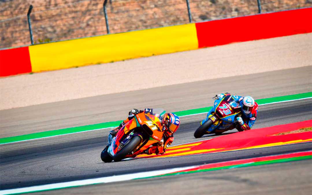 Brad Binder y Álex Márquez, de Moto2. // ASMedia.