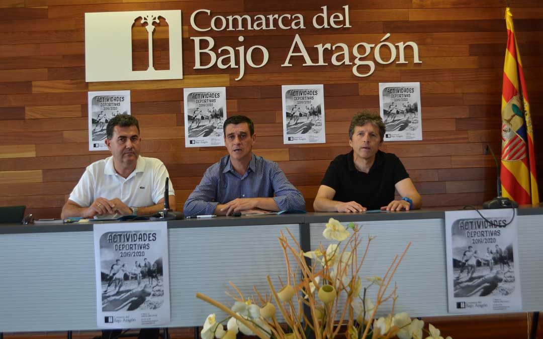La presentación de las actividades de la Comarca del Bajo Aragón para el curso 19-20 se presentaron ayer en la sede comarcal