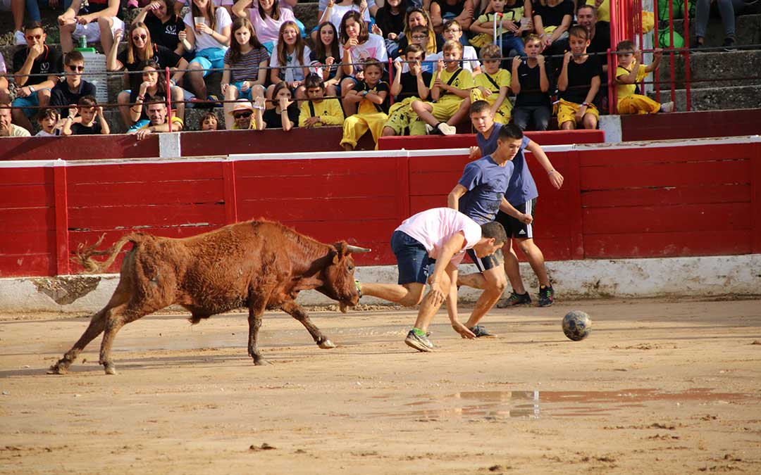 futbol-vaca-alcaniz-caida