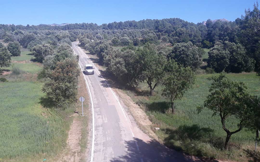 Estado actual entre la carretera de Lledó y Horta./ L.C.