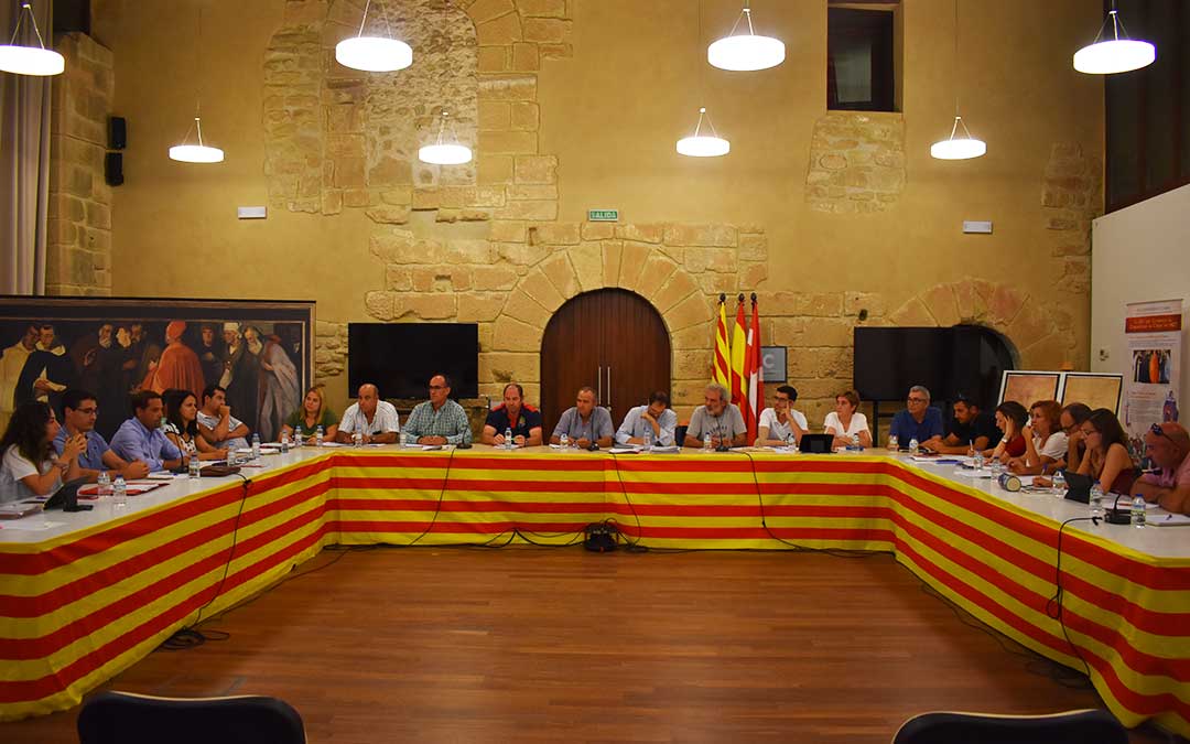 Consejeros comarcales durante el último pleno, celebrado en el mes de septiembre.