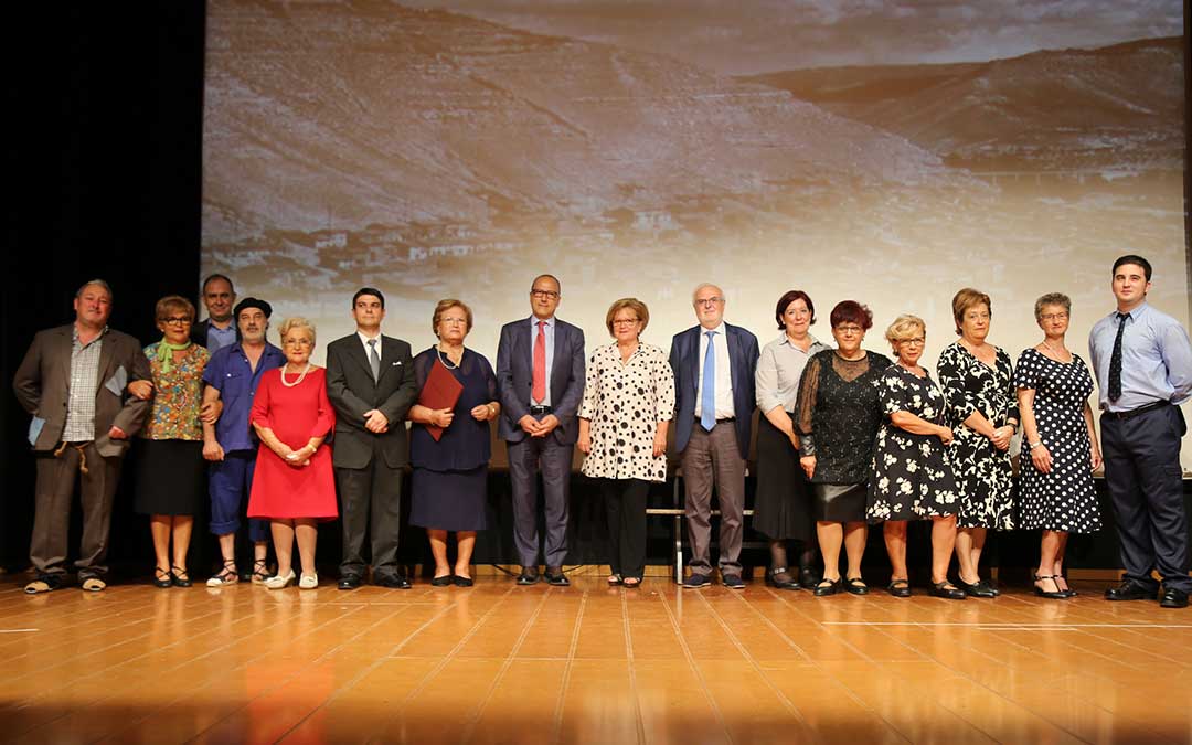 Imagen de los premiados, este sábado.
