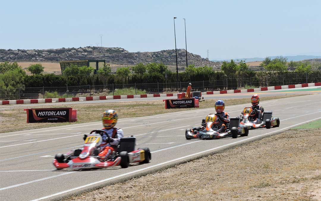Copa de Aragón de Karting en Samper de Calanda./ FADA.