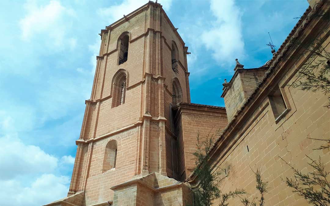 La Torre Gótica de Alcañiz luce un nuevo aspecto tras su rehabilitación.