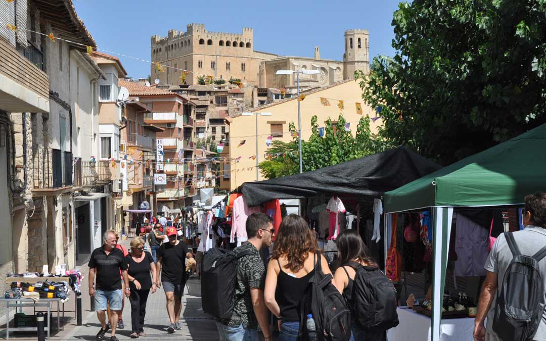 Las calles del centro de la localidad son el escenario de la feria de septiembre