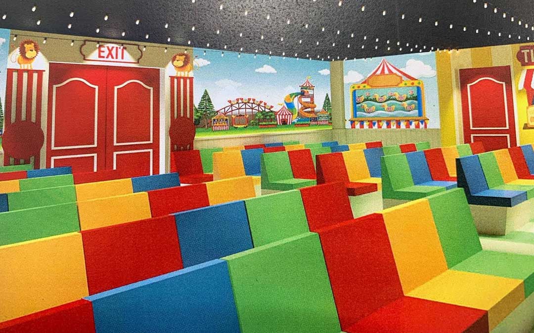 Recreación del aspecto final que tendrá la sala de cine. / DGA
