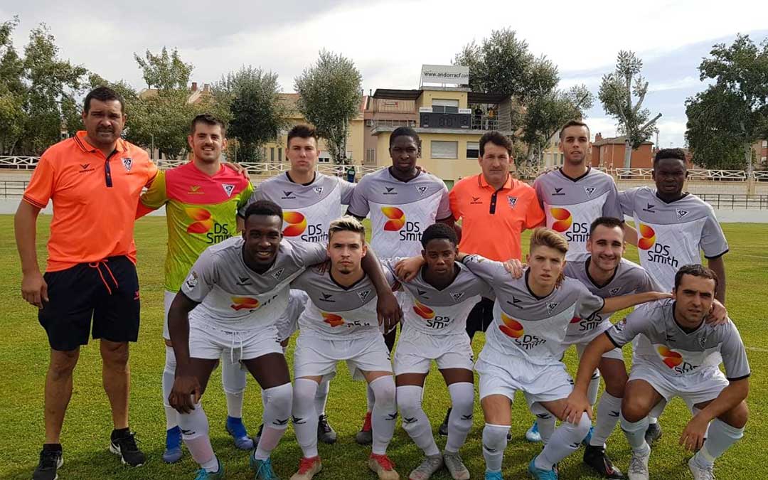 Once inicial del Andorra frente al Cella. /Andorra C.F.