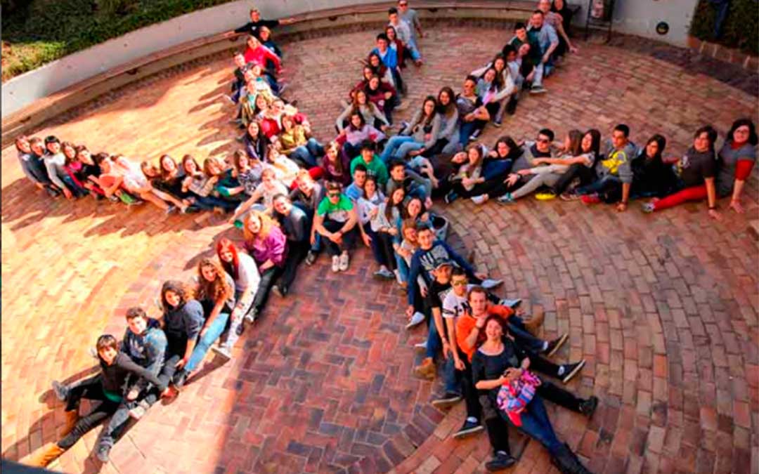 Jóvenes participantes en el proyecto de Antenas Informativas.