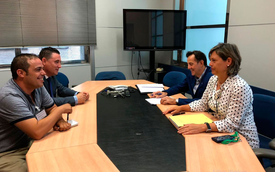 antonio amador juan ciercoles reunion che agua andorra abastecimiento