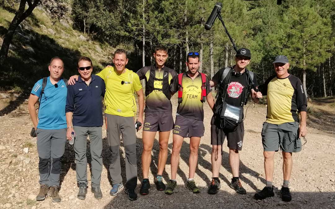 El equipo de '80 cm' llevó a cabo la grabación de varias escenas en los parajes naturales de Beceite.