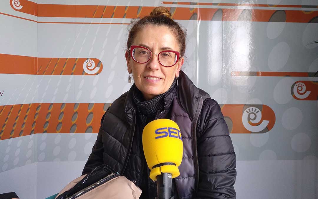 Cristina en el espacio de El Ropero.