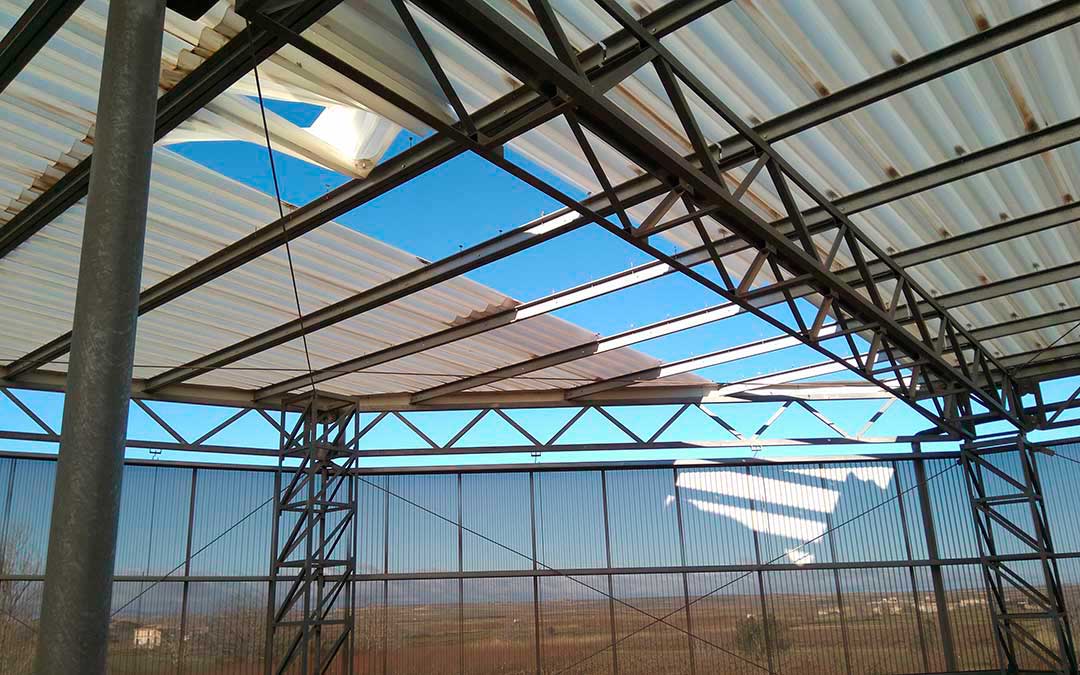 cubierta yacimiento loma del regadio urrea de gaen