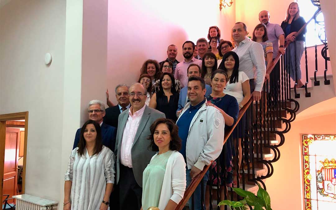 Participantes del proyecto 'Eight cities together building our Europe'./ DPT