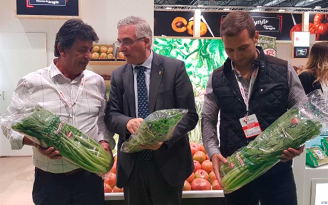 El consejero Joaquín Olona visita Fruit Attraction 2019 en IFEMA./ DGA
