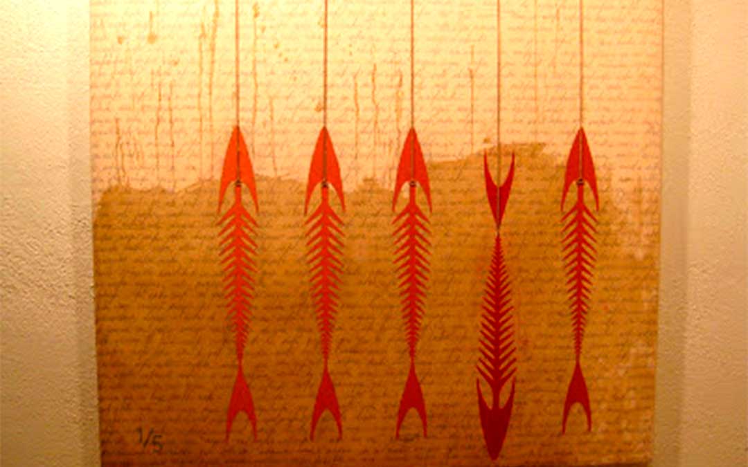 Uno de los collages (2011) de Gemma Noguera.