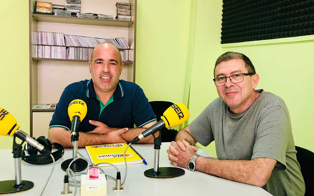 Rafael Guardia y Rafael Lumbreras de CHA Caspe.