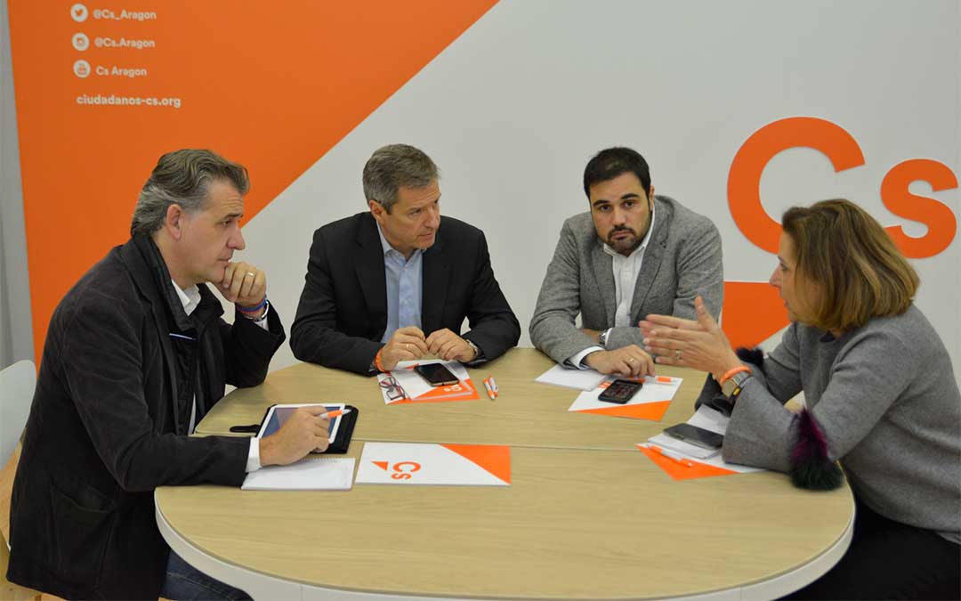 los tres diputados nacionales de Cs por las provincias de Aragóns de Cs por las provincias de Aragón