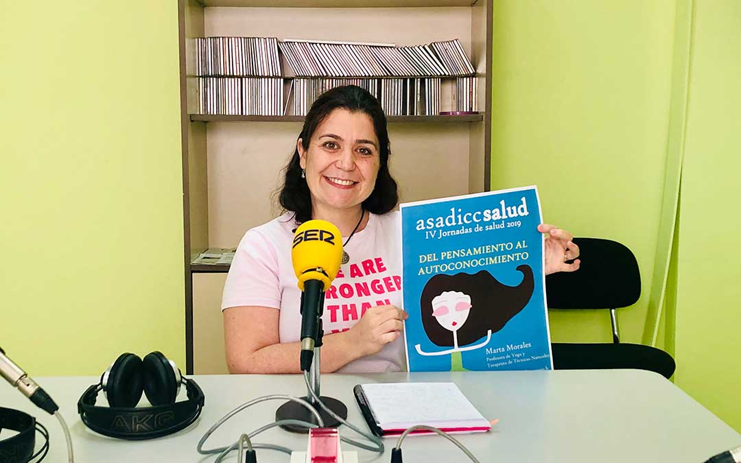 Marta Morales será la primera ponente de las jornadas de ASADICC Salud.