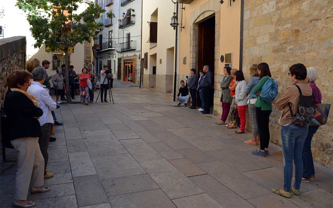 La localidad vecina de Morella también ha parado.