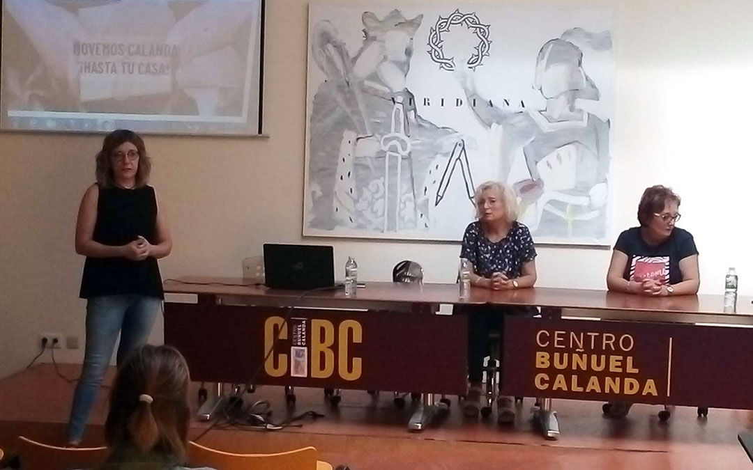 Presentación de ‘Movemoscalanda’ en la sala multiusos del CBC./ Asoc. Calandina de Comercio, Industria y Servicios