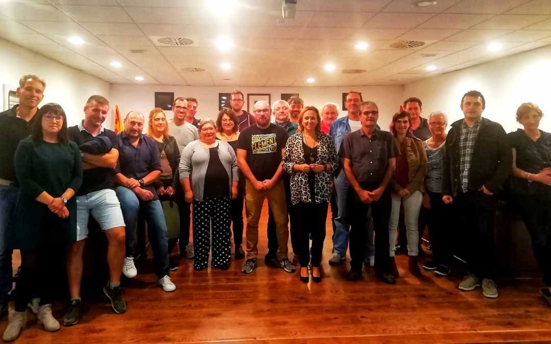 La reunión tuvo lugar en la sede de la comarca del Matarraña en Valderrobres.