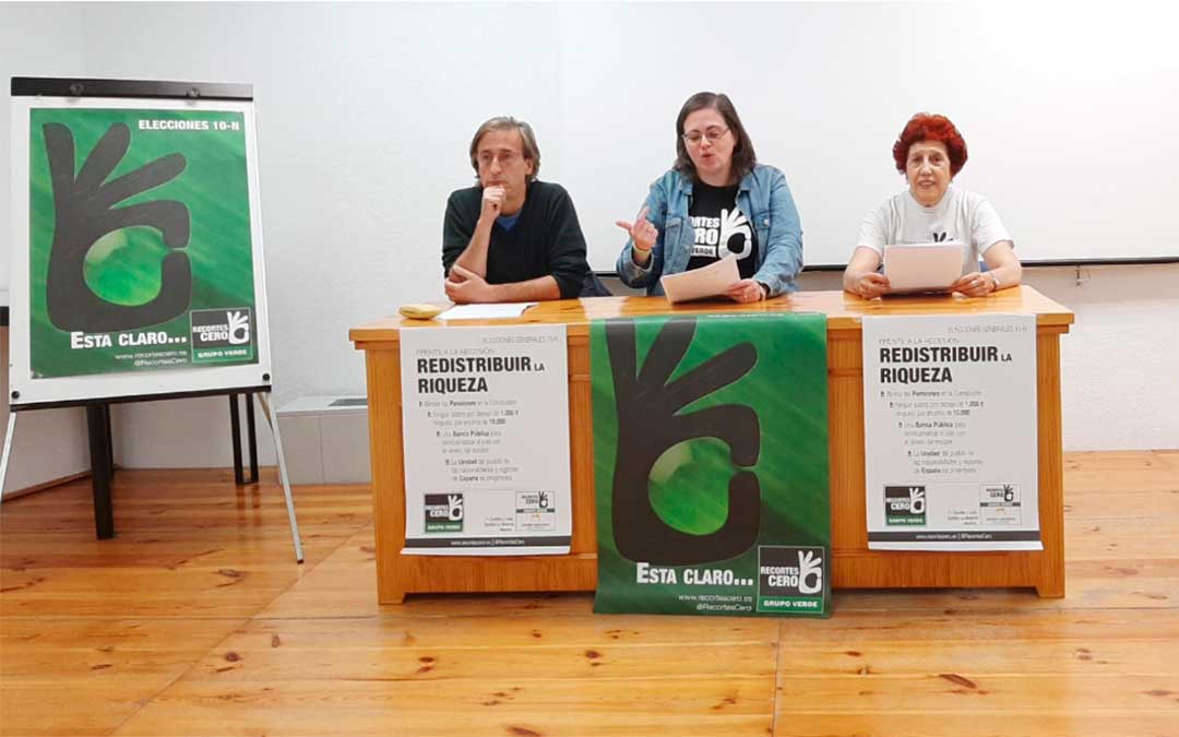 Candidatos de coalición Recortes Cero – Grupo Verde