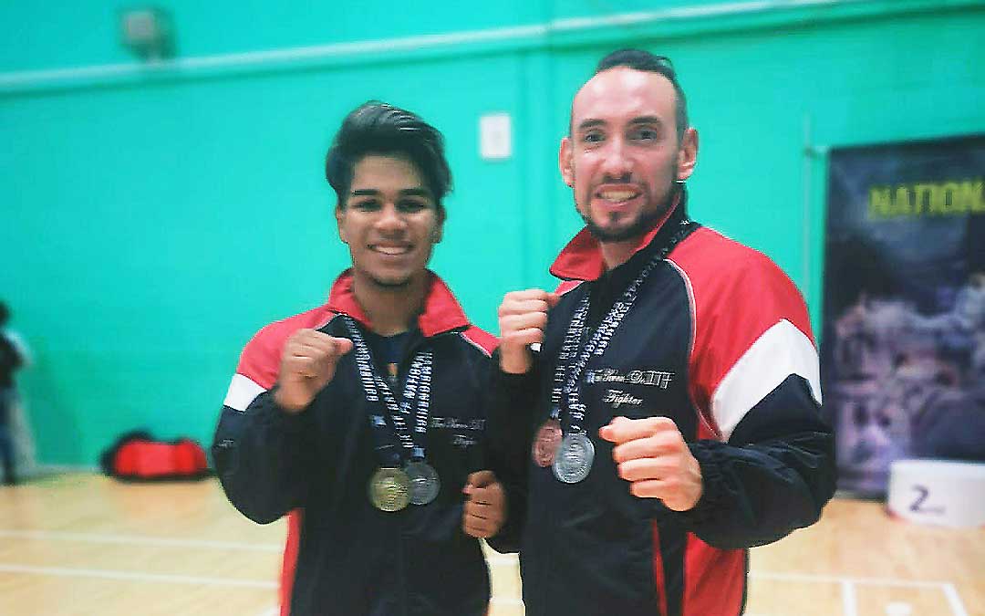 Los valderrobrenses Saúl Gómez y Pablo Salmonte lograron hacerse con sendas medallas de oro, plata y bronce.