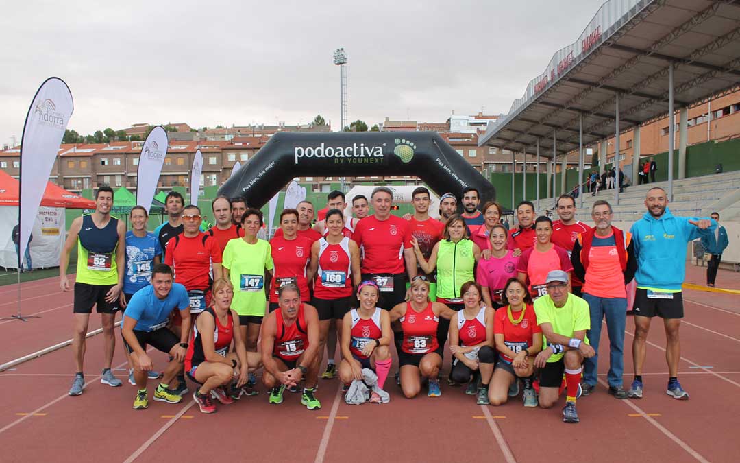 El club Zancadas, clave en la organización de la media maratón y en la 10K Comarca Andorra-Sierra de Arcos
