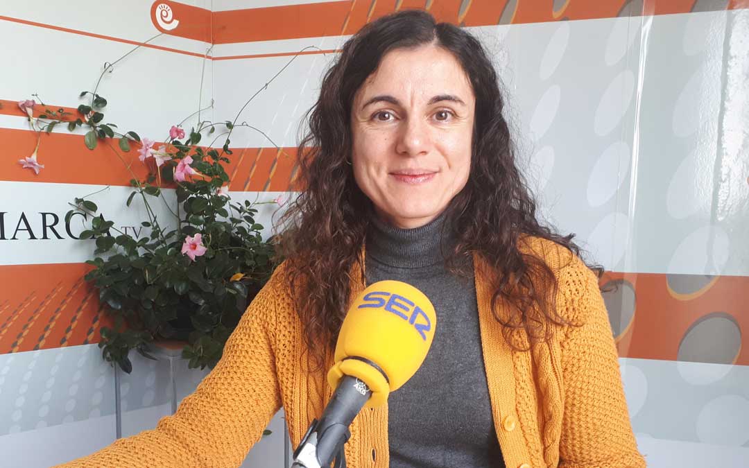 Amelia Tafalla es técnico de Cruz Roja Bajo Aragón