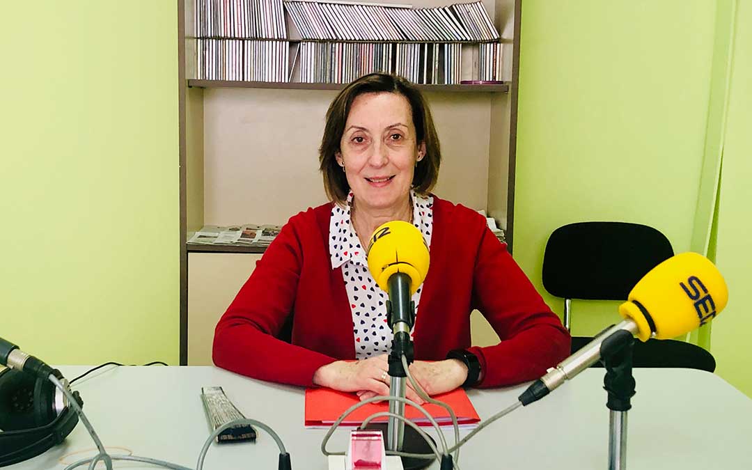 La concejal de Igualdad, Mujer y Bienestar Social del Ayto de Caspe, Alicia Clavería