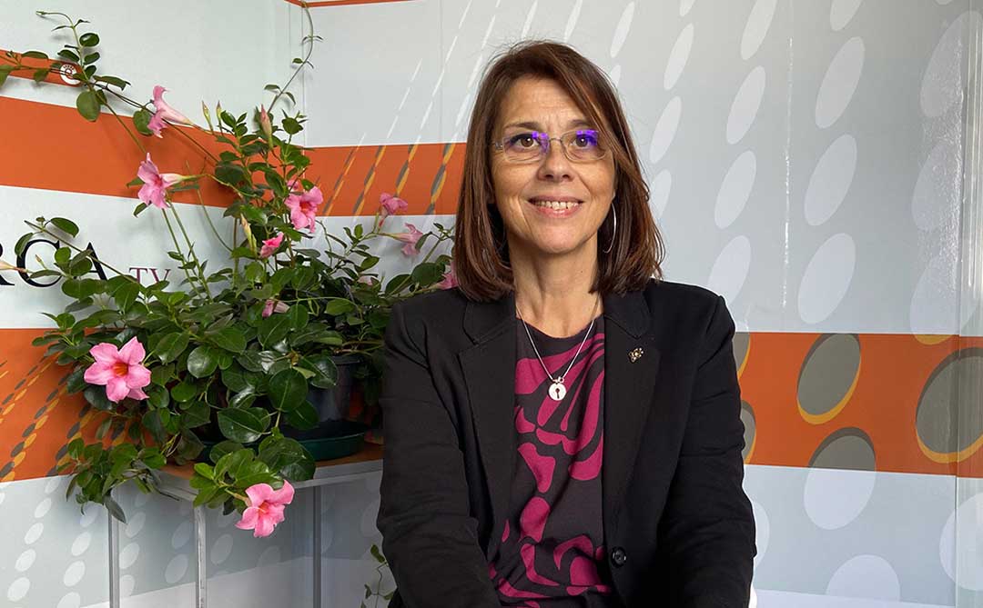 Lupe Martínez en el espacio semanal de la Cámara de Comercio.