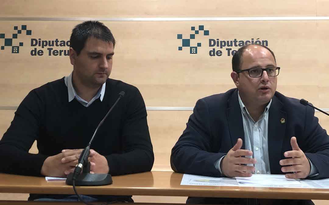 Alberto Izquierdo y José Salvador este miércoles durante la presentación del Plan. LA COMARCA