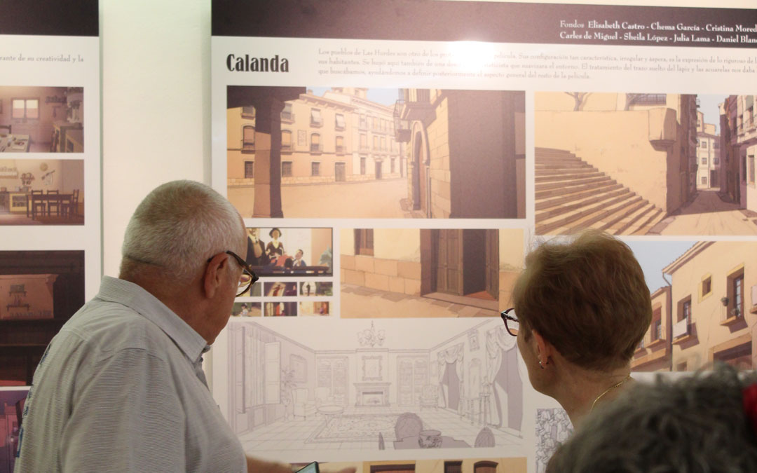 Calanda, que aparece en 'Buñuel en el laberinto de las tortugas', ocupó un espacio destacado en la exposición en el CBC durante el Festival. / B. Severino
