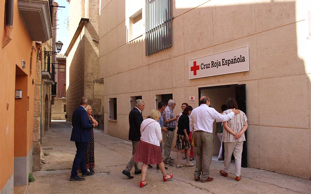 Imagen de archivo. Inauguración de las nueva estancias de la sede de Cruz Roja en Alcañiz.